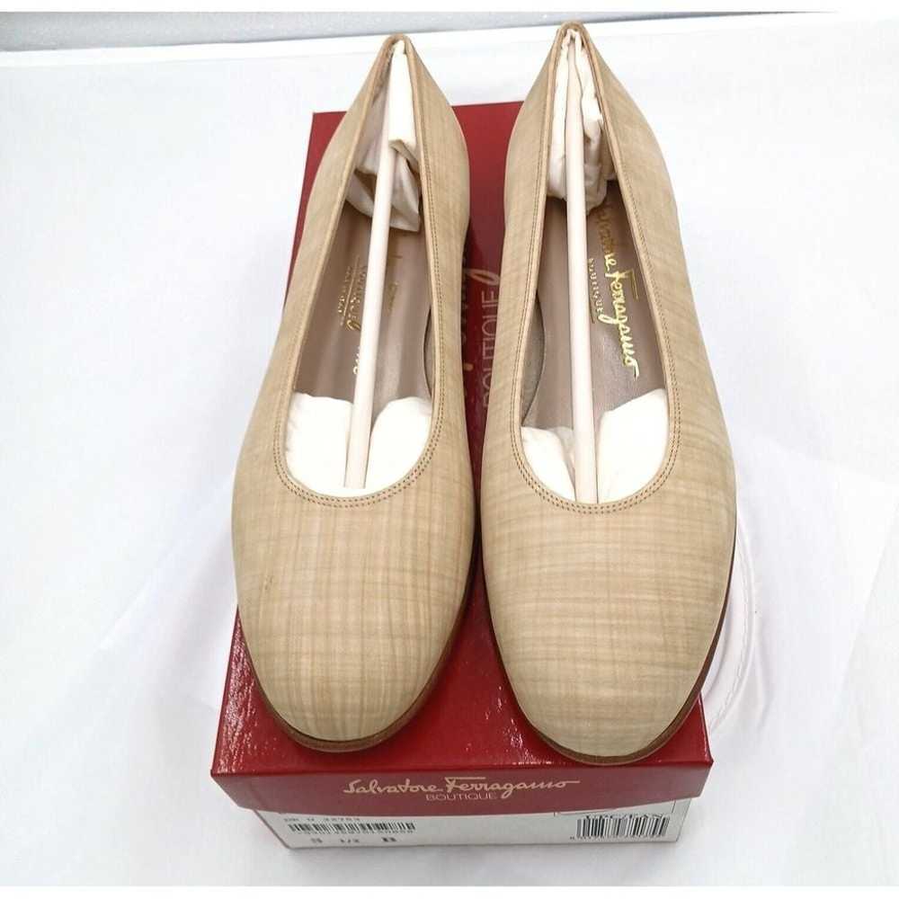 Womens Salvatore Ferragamo  Boutique  Cream Beige… - image 2