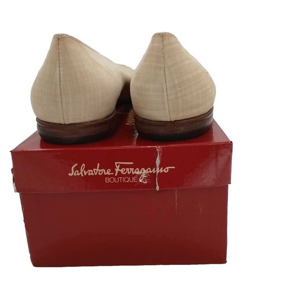 Womens Salvatore Ferragamo  Boutique  Cream Beige… - image 3