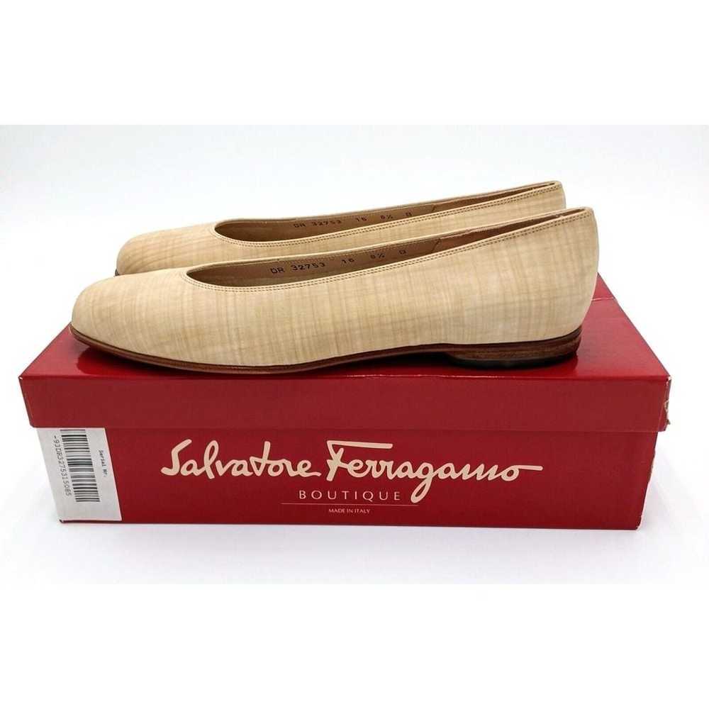 Womens Salvatore Ferragamo  Boutique  Cream Beige… - image 5