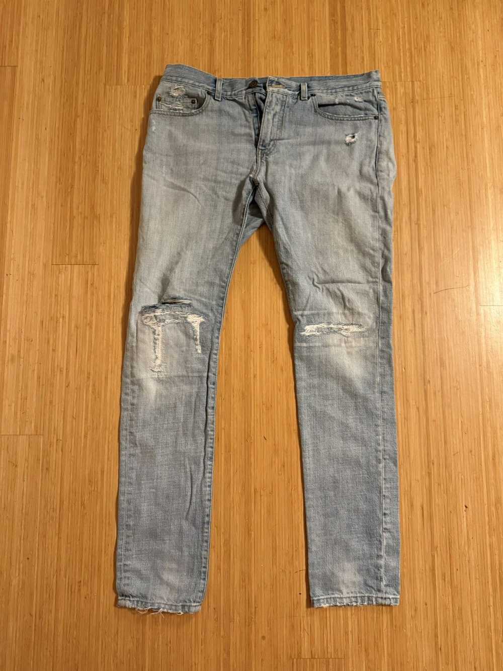 Saint Laurent Paris Light washed Hedi Denim D02 - image 1