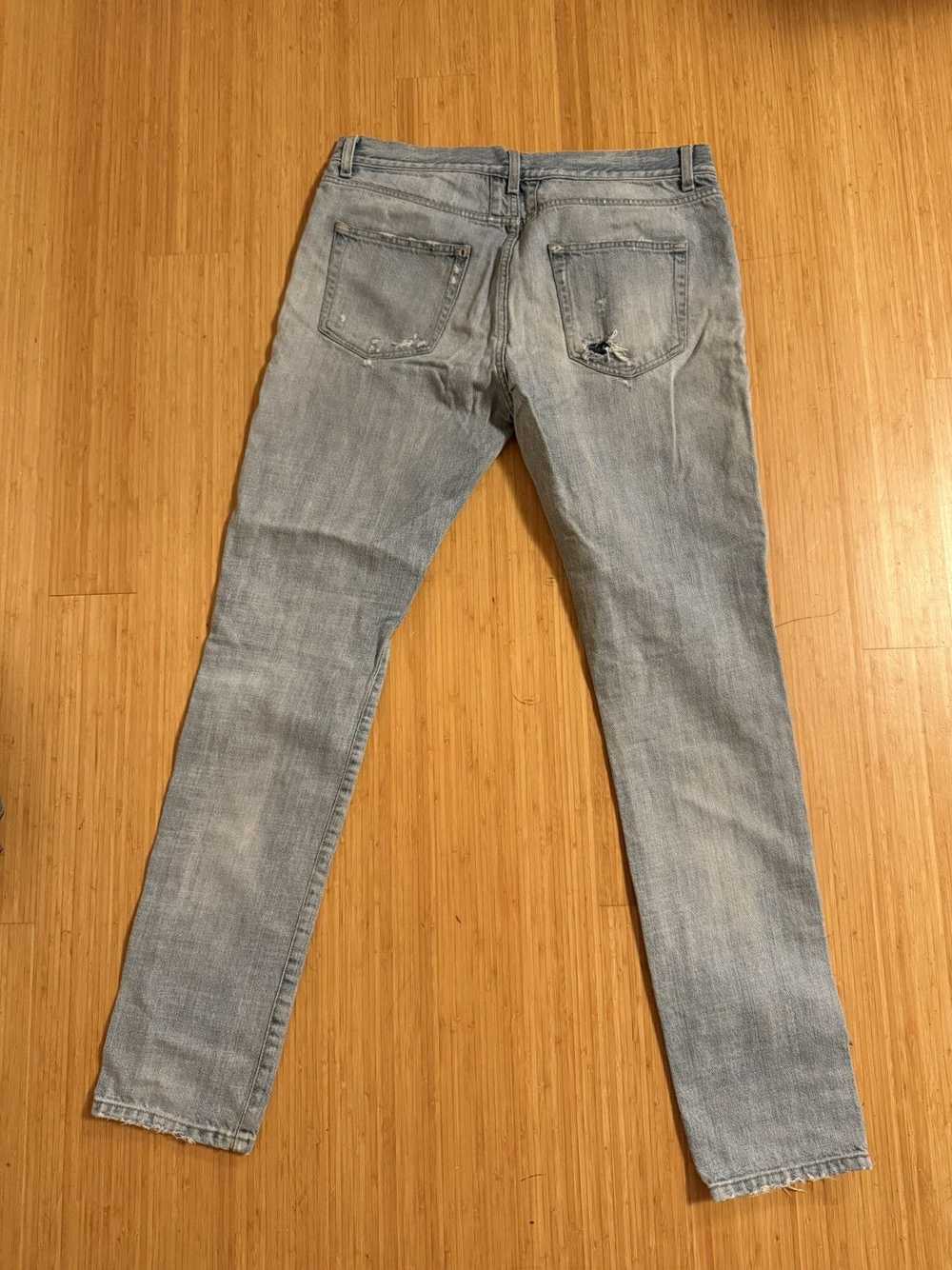 Saint Laurent Paris Light washed Hedi Denim D02 - image 3