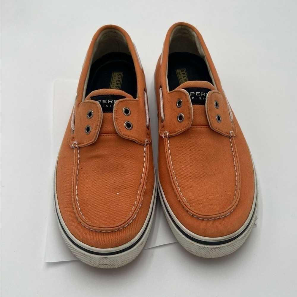 Sperry Sperry Top-Sider Men's Orange Canvas Shoes… - image 2