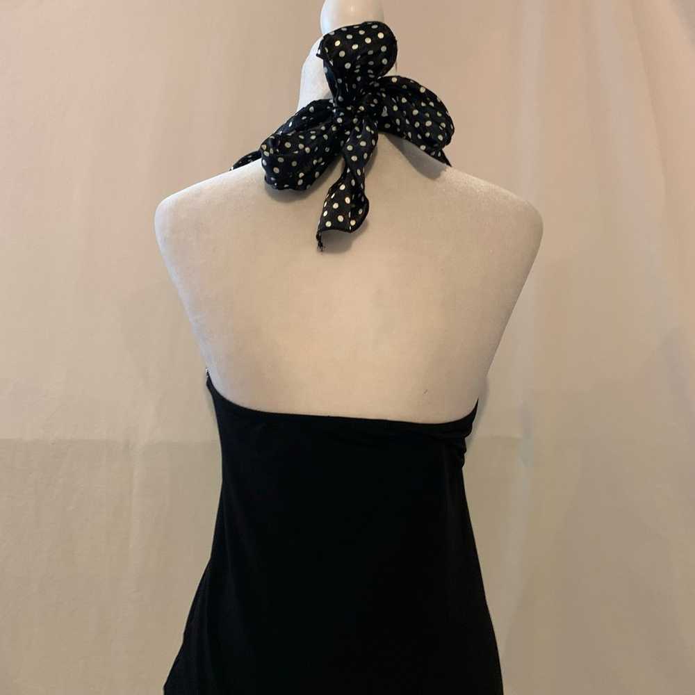 Moa Moa Y2K Vintage Retro Black & White Polka Dot… - image 3