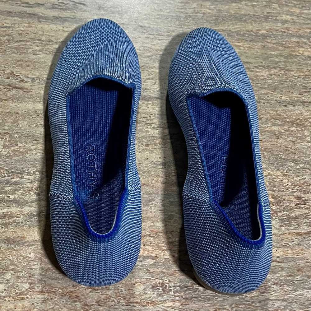 NWOB Rothy’s blue ballet flat shoes - image 2