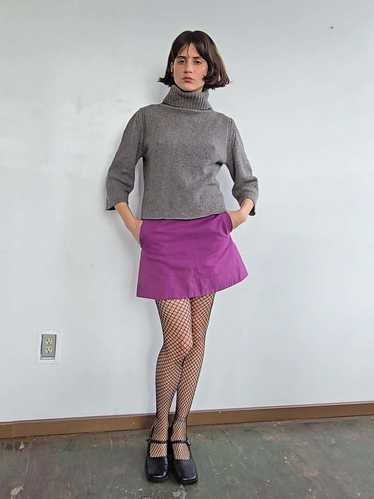 Vintage Miniskirt - Light Purple