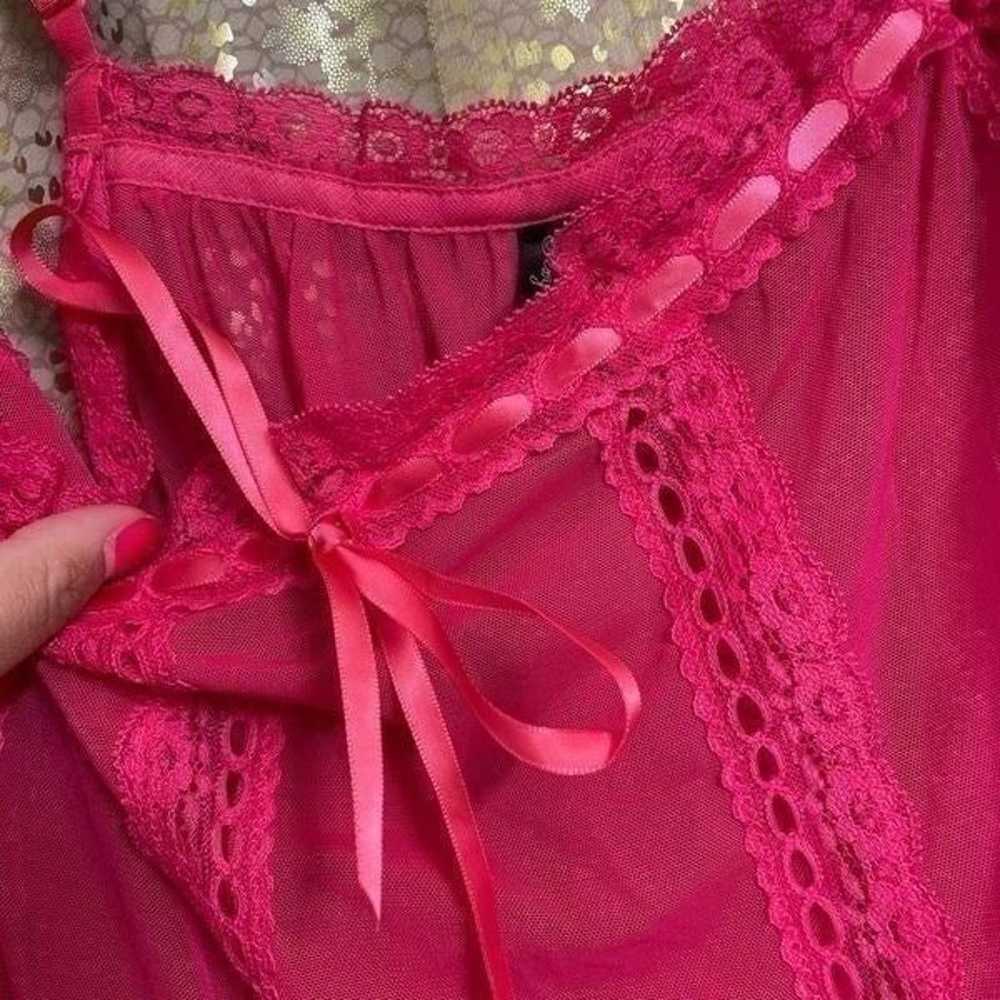 Victorias Secret Sexy Little Things Hot Pink Mesh… - image 4