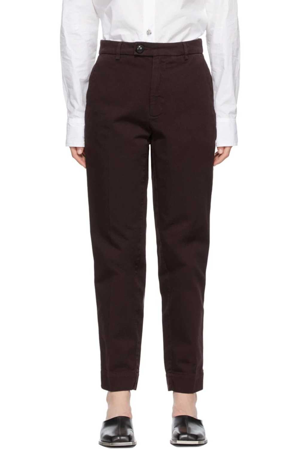 Namacheko SS21 overdyed Contrast stitch trousers - image 2