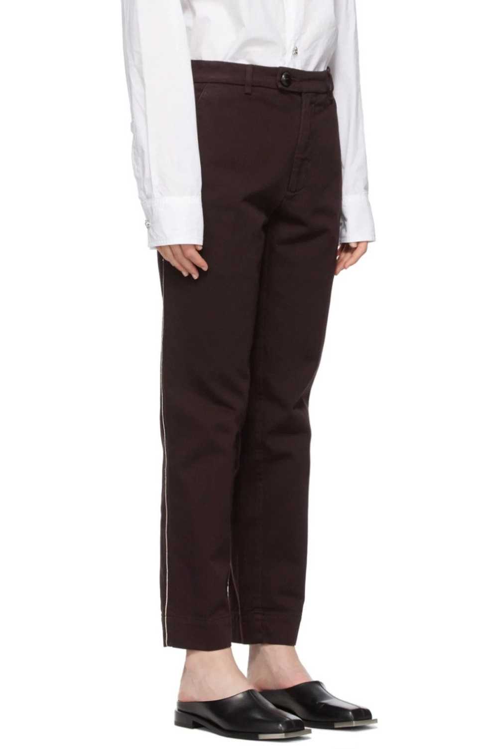 Namacheko SS21 overdyed Contrast stitch trousers - image 3