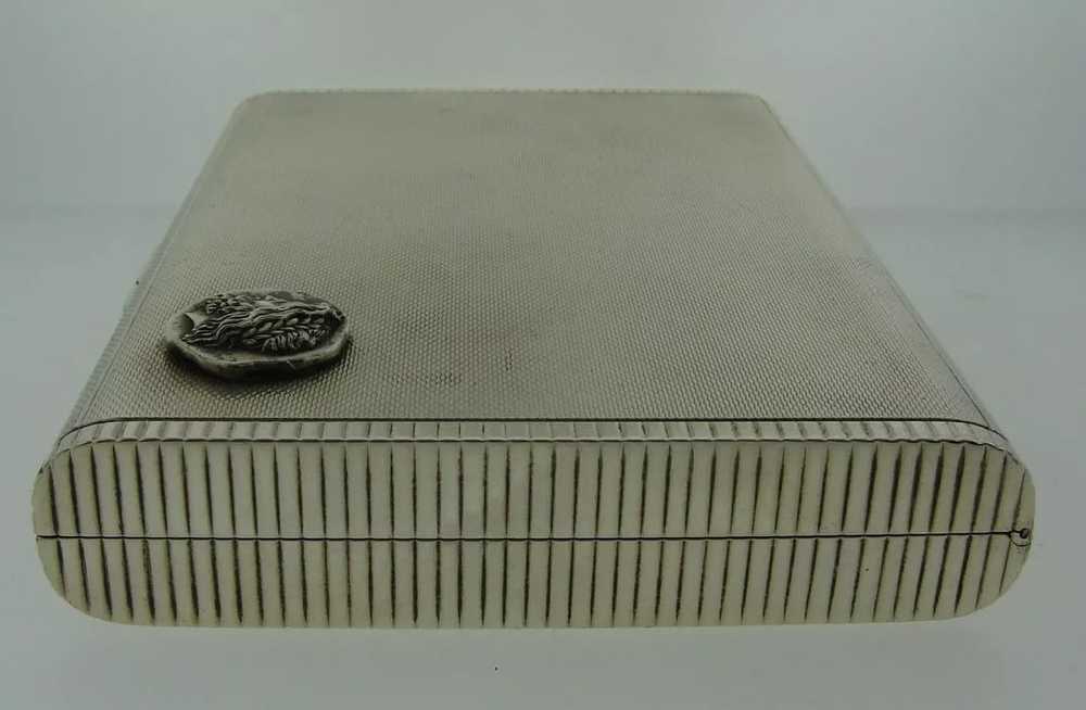 GORGEOUS Italian Sterling Silver Beauty Compact w… - image 5