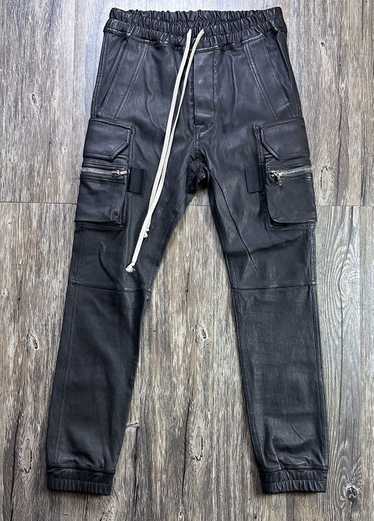 Rick Owens Rick Owen’s Mastodon Skinny-Fit Leather