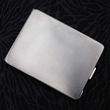 Art-Deco Sterling Cigarette Case - image 1