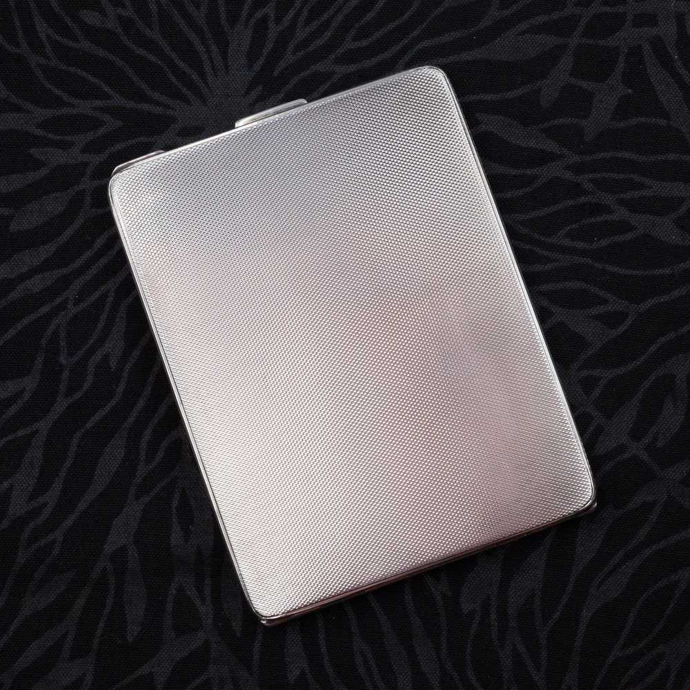 Art-Deco Sterling Cigarette Case - image 2