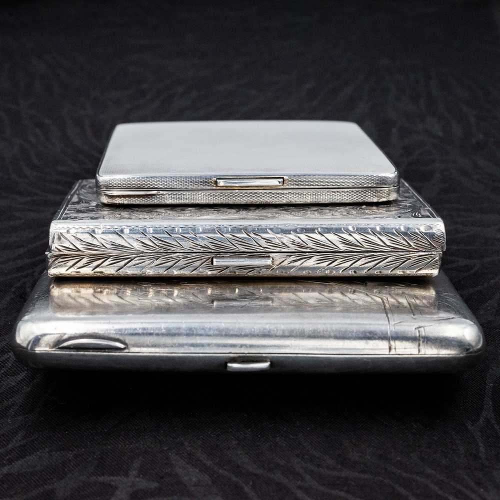 Art-Deco Sterling Cigarette Case - image 6