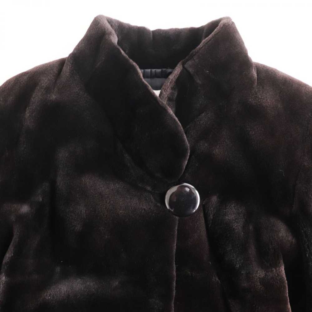 Other Other Altima Mink Fur Coat Dark Brown Natur… - image 2