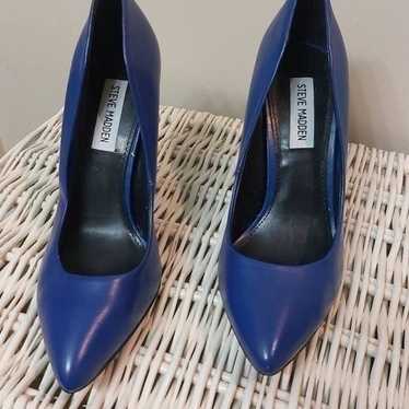 Women Steve Madden Blue Pump Heels Size 8M - image 1