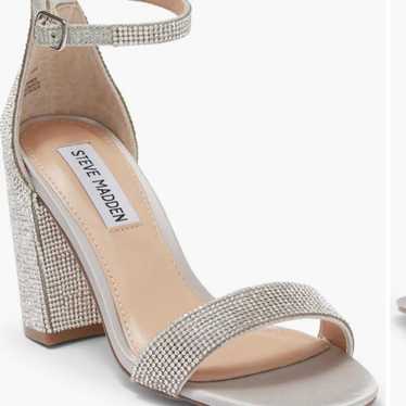 Steve Madden rhinestone strappy heels