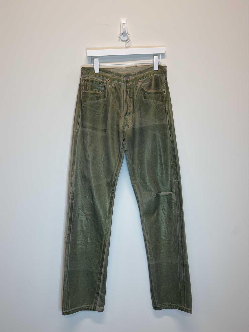 Levi's Distressed Painted 501 Jeans - image 1