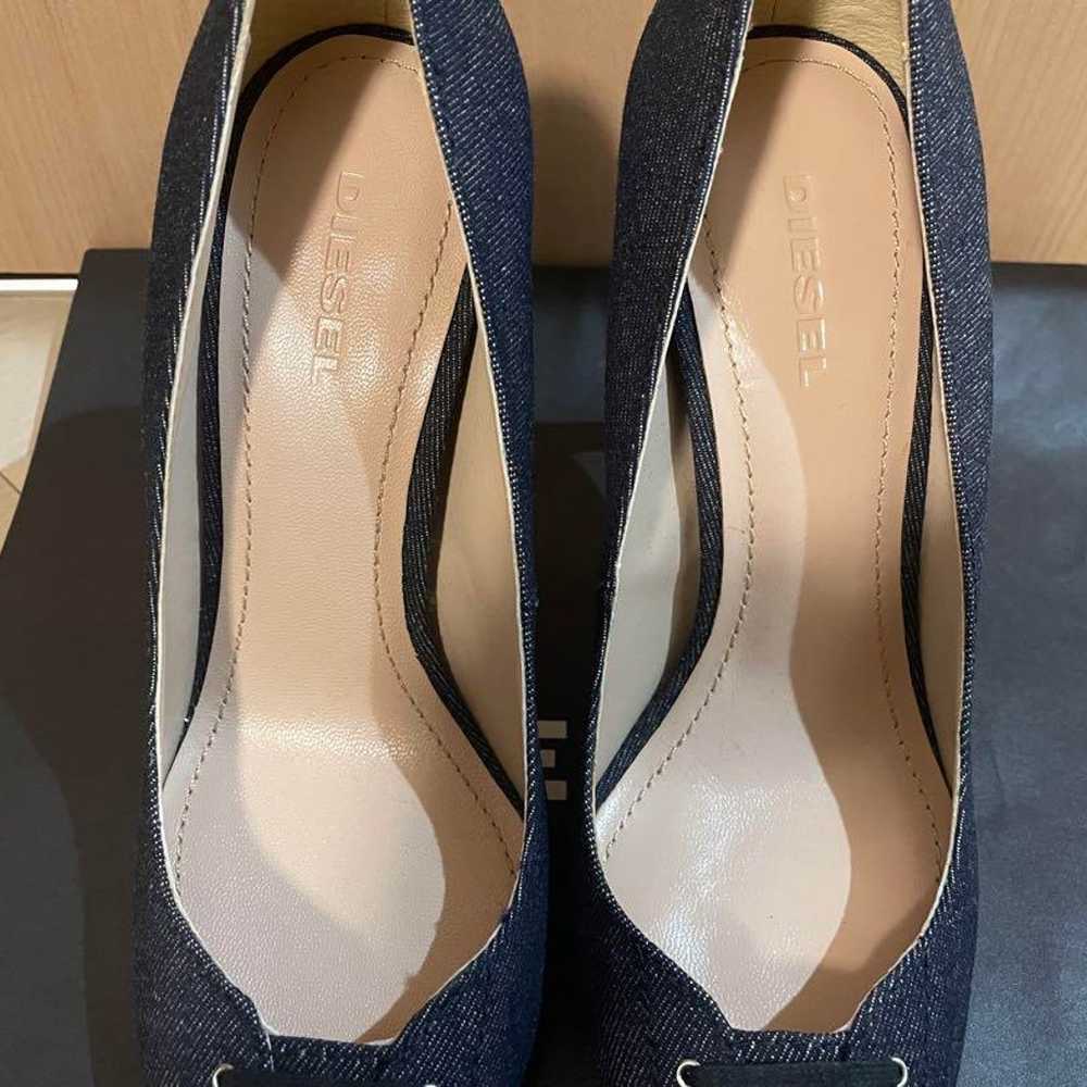 [DIESEL] Denim Pumps / Denim High Heels - image 4