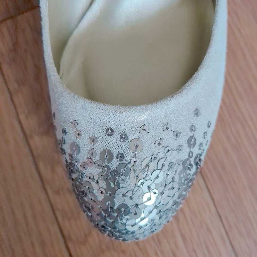 Excellent condition ANTEPRIMA sequin pumps Beige … - image 2