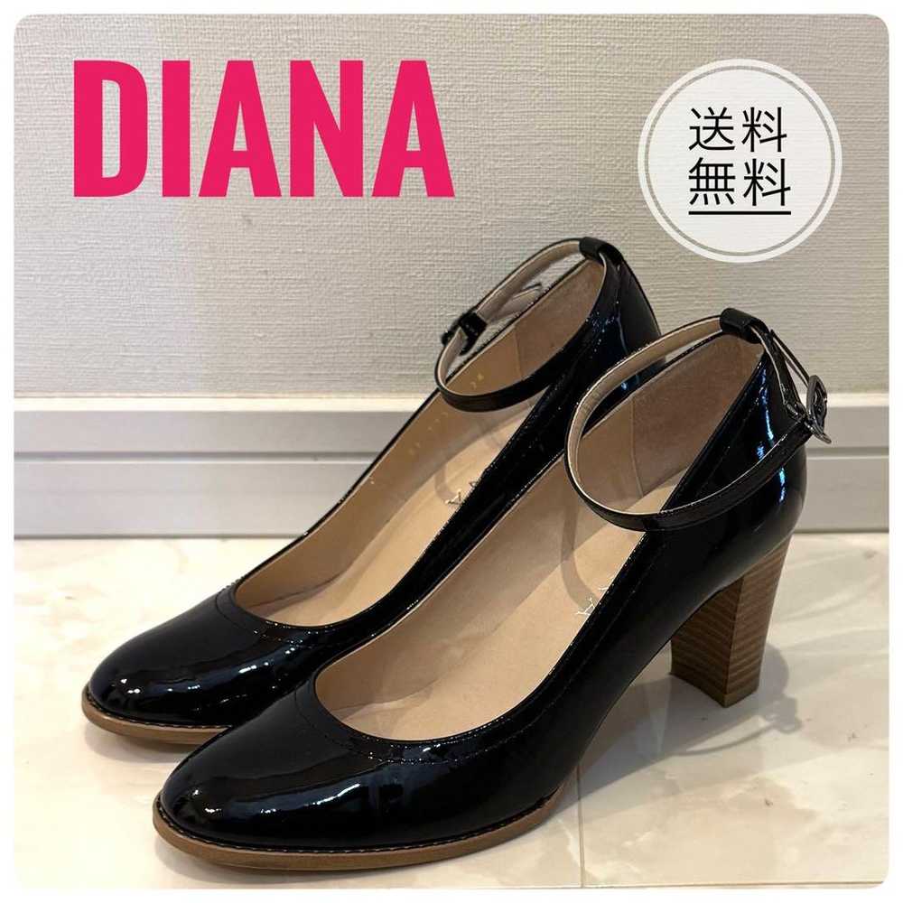 DIANA Enamel Ankle Strap Pumps 24 cm - image 1