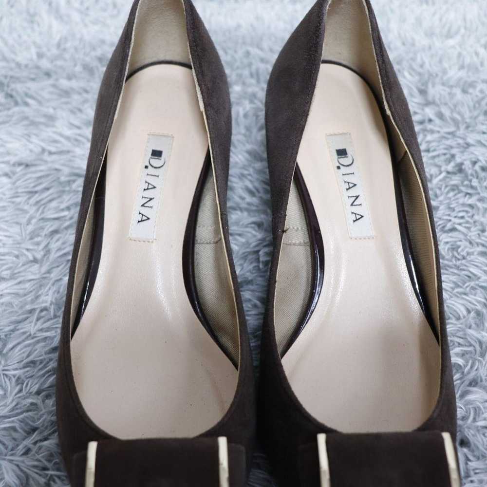 DIANA Ribbon Buckle Suede Pumps 23 - image 2