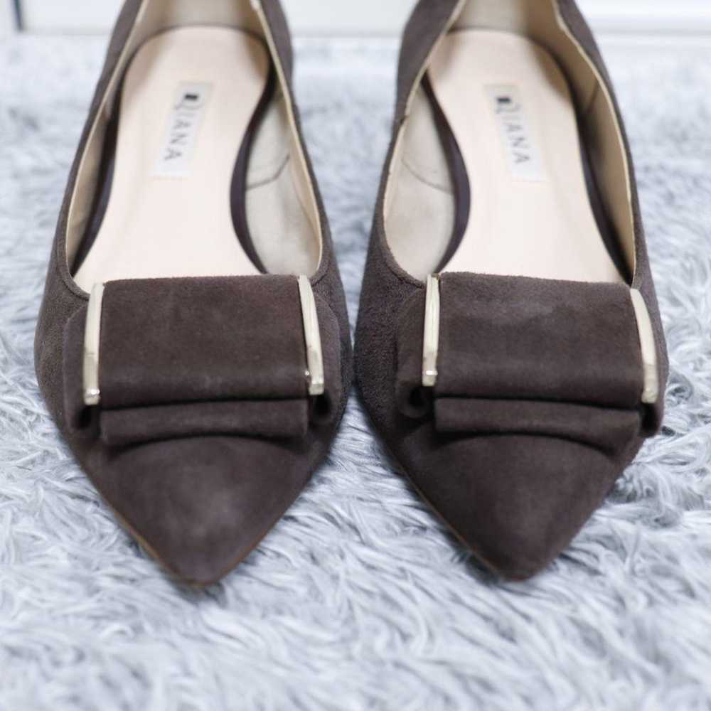 DIANA Ribbon Buckle Suede Pumps 23 - image 3