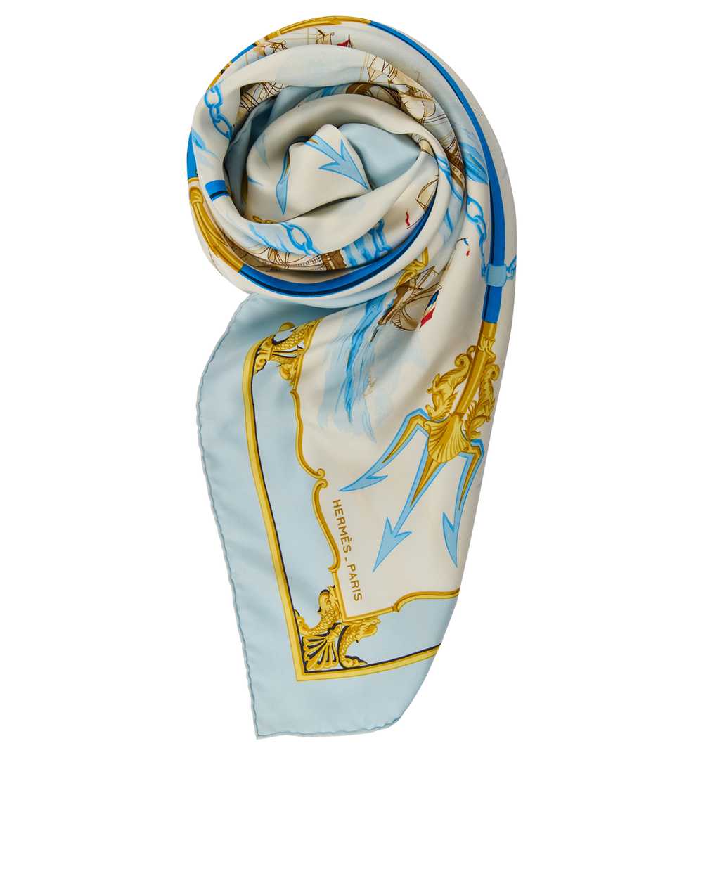 Scarves Hermes La Marine En Bois Carre 90 - image 4