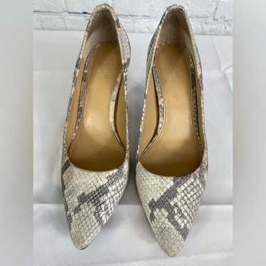 #MICHAEL KORS Snakeskin Pumps Size 7.5