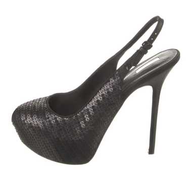 Report Signature | Black Sequin Platform 5.5" Stil