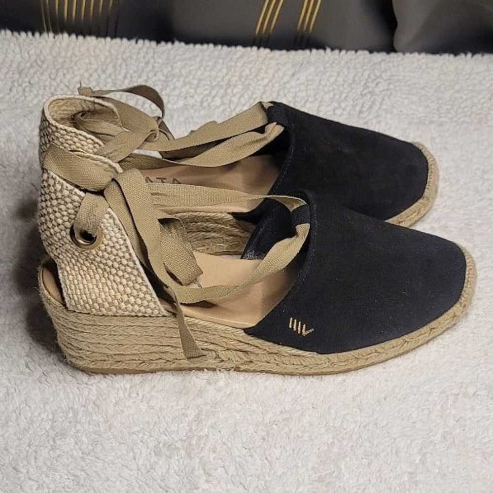 Bisbe Canvas Espadrille Platform Wedges - image 2