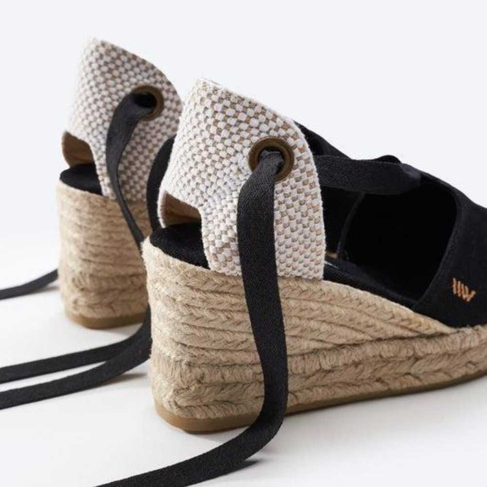 Bisbe Canvas Espadrille Platform Wedges - image 6