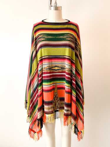 Jean Paul Gaultier Soleil Colorful Mesh Poncho