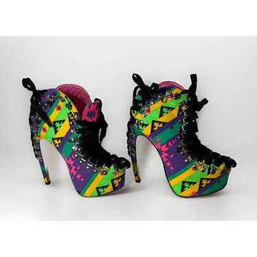 Wild Sexy Aztec Platform High Heel, Retro, Stateme