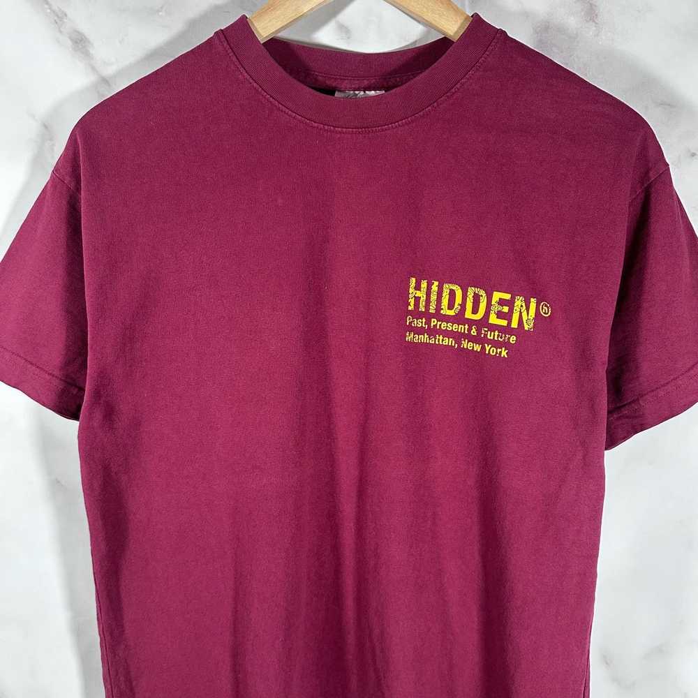 HIDDEN Hidden NY Red/Yellow Paisley Logo Tee - image 2