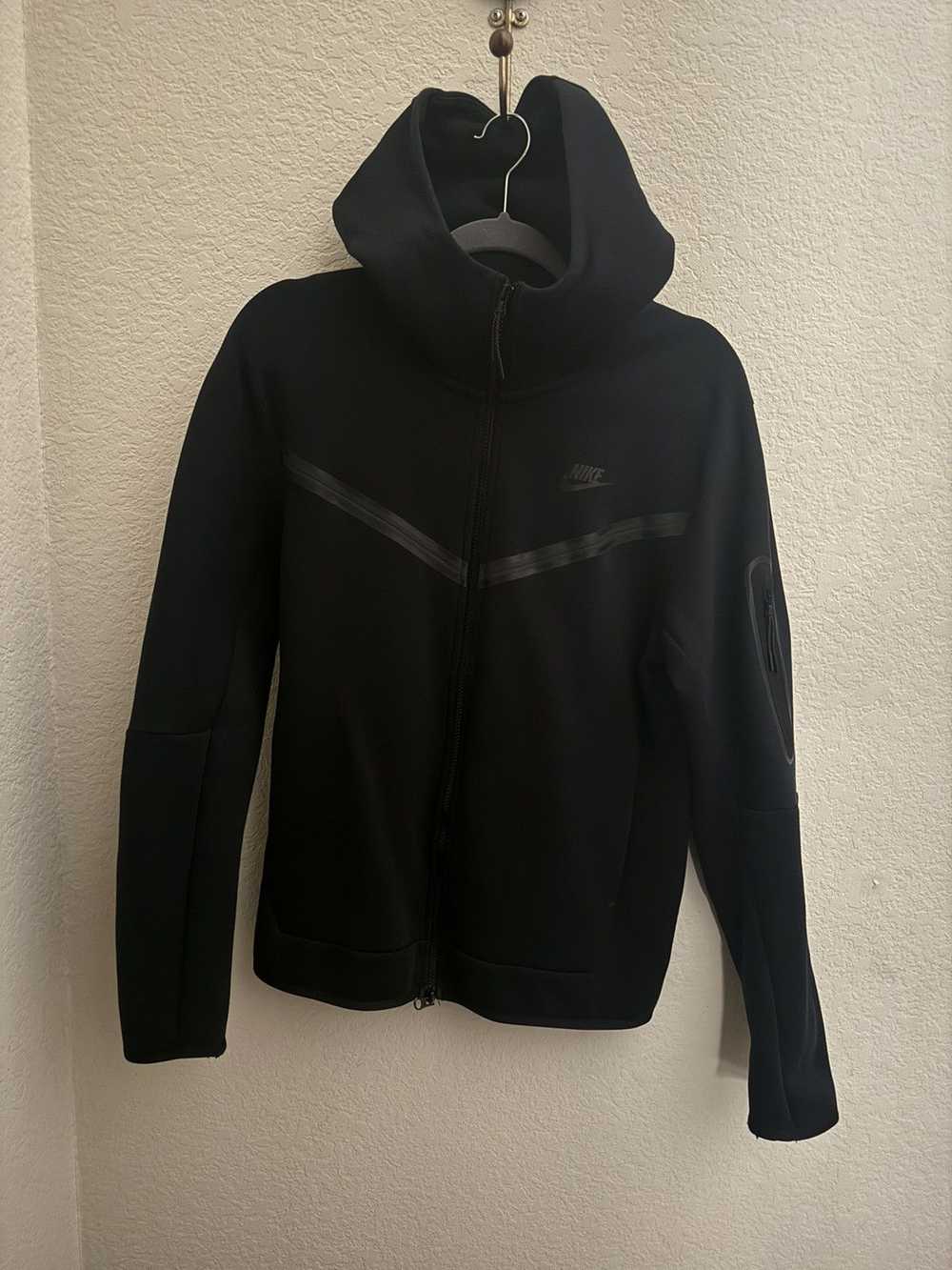 Nike Black Nike Tech Fleece Zip Hoodie Size Small - image 1