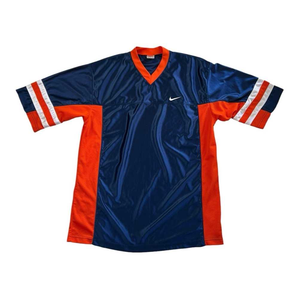 Nike Vintage Nike Jersey White Tag‎ Navy Orange W… - image 2