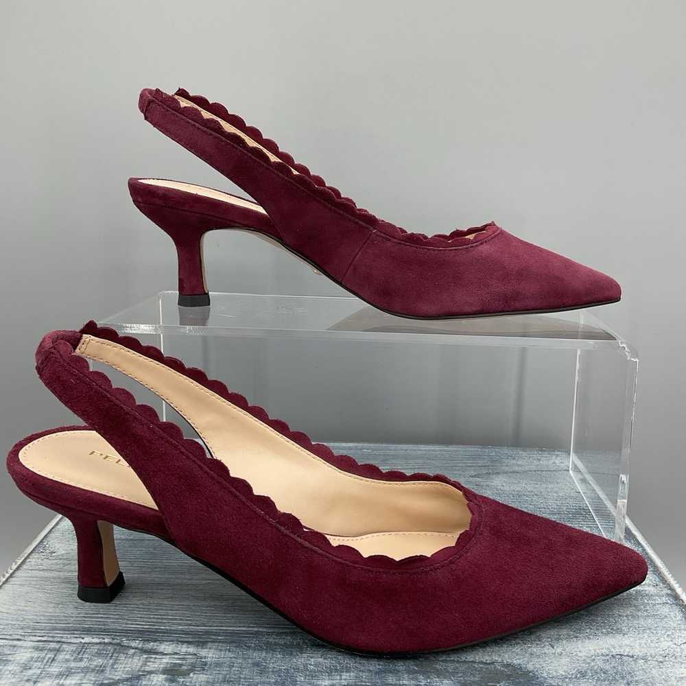 NEW Pelle Moda Women’s Kelsa Slingback Pumps Red … - image 1