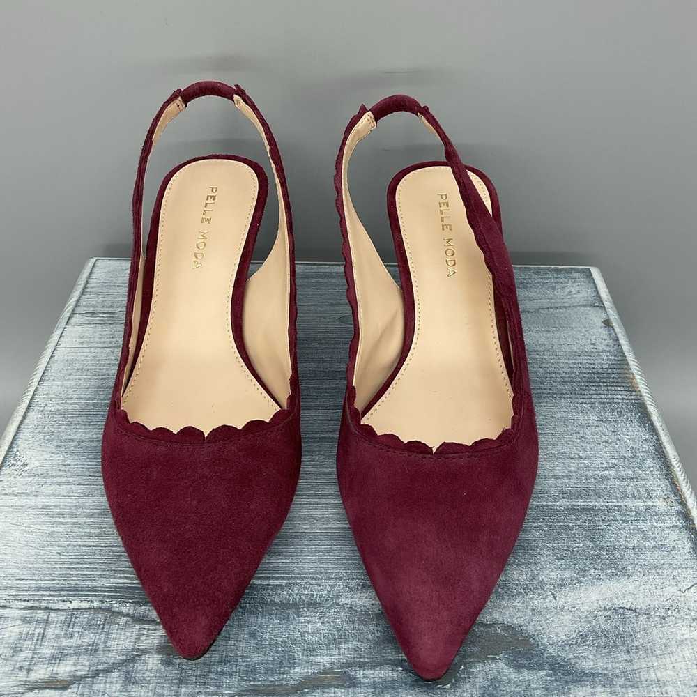 NEW Pelle Moda Women’s Kelsa Slingback Pumps Red … - image 3