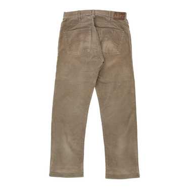 Armani Jeans Cord Trousers - 30W 28L Brown Cotton