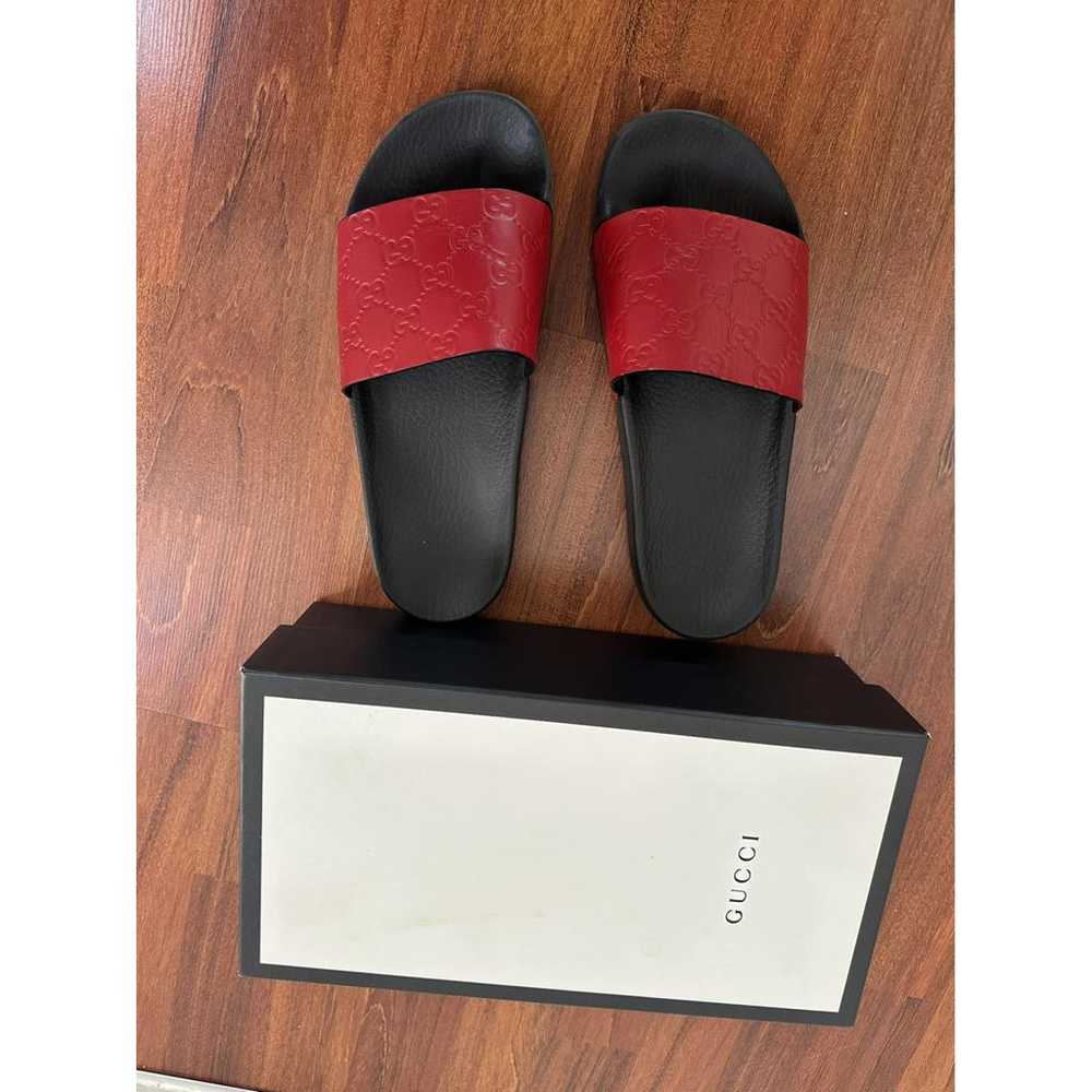 Gucci Leather sandal - image 2