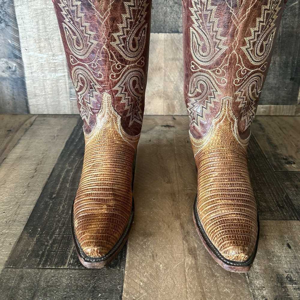 Lucchese Lucchese 1883 N4002 Teju Lizard Cowboy B… - image 8