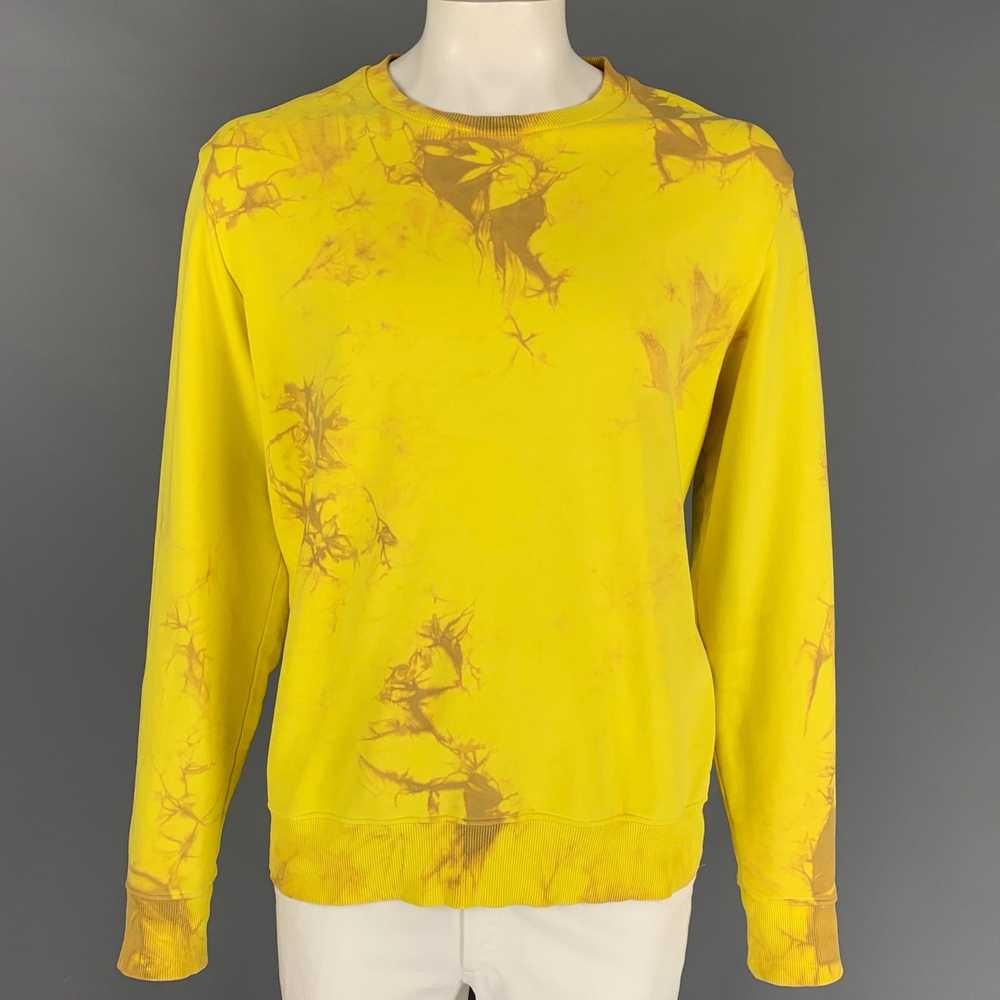 Helmut Lang HELMUT LANG Yellow Brown Tie Dye Cott… - image 2