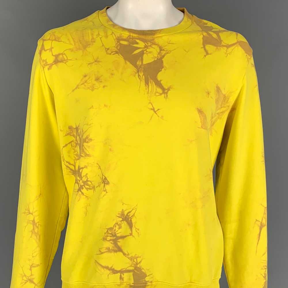 Helmut Lang HELMUT LANG Yellow Brown Tie Dye Cott… - image 3