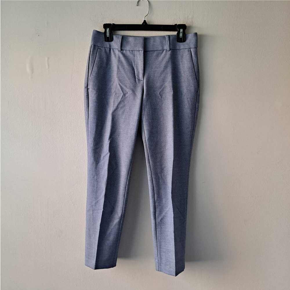 Loft Petites Womens Gray Heather Marisa Straight … - image 3