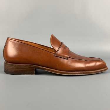 Barrett x WILKES BASHFORD Tan Leather Slip On Loa… - image 1