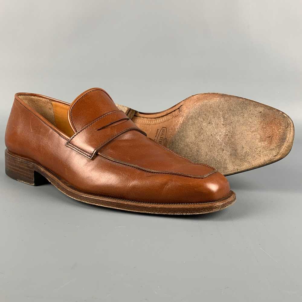 Barrett x WILKES BASHFORD Tan Leather Slip On Loa… - image 3