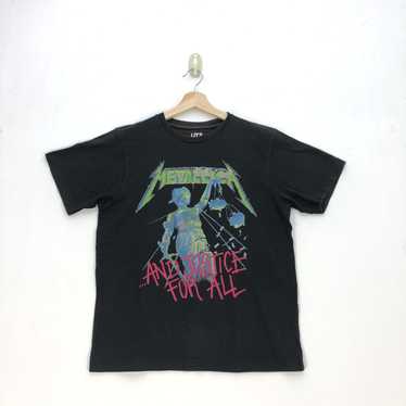 Band Tees × Vintage Y2k Metallica T Shirt Metallic