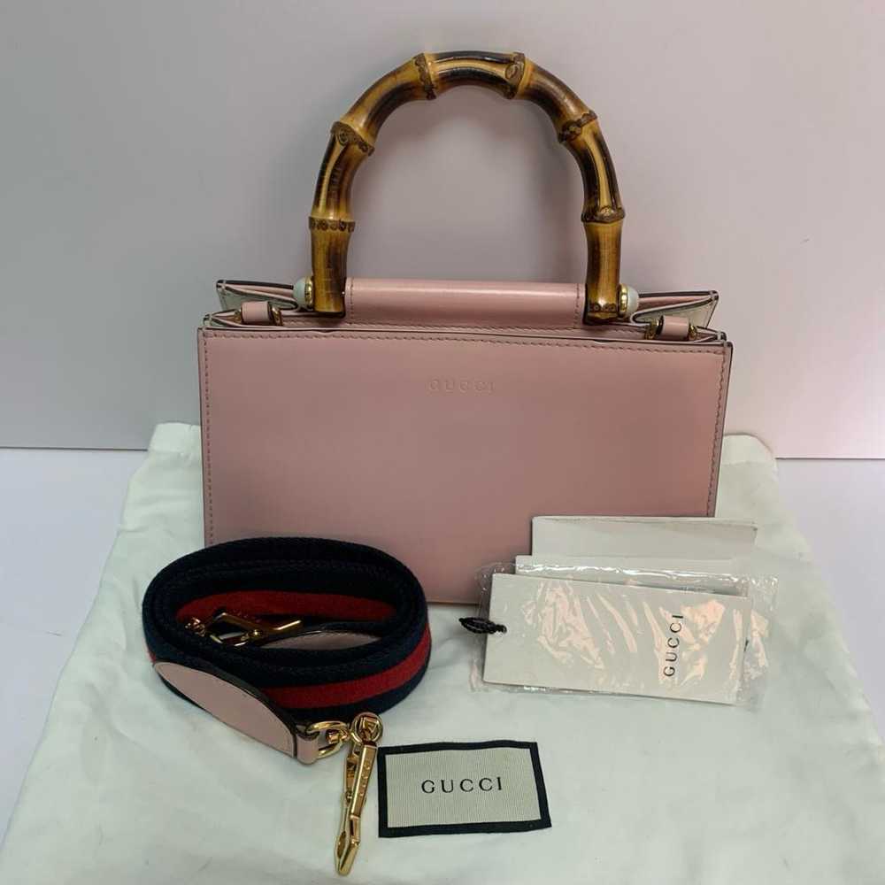 Gucci Nymphaea leather handbag - image 2