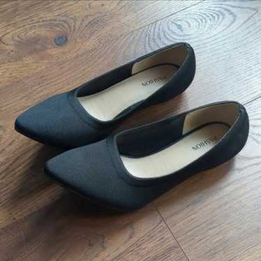 Black Pashion Footwear Knit pump - image 1