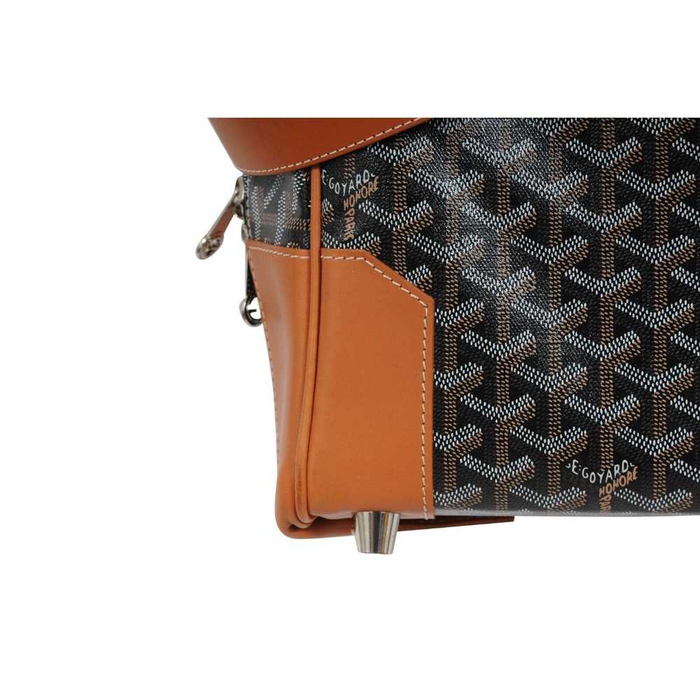 Goyard Porte Habit Garment Bag Black Brown Leathe… - image 4